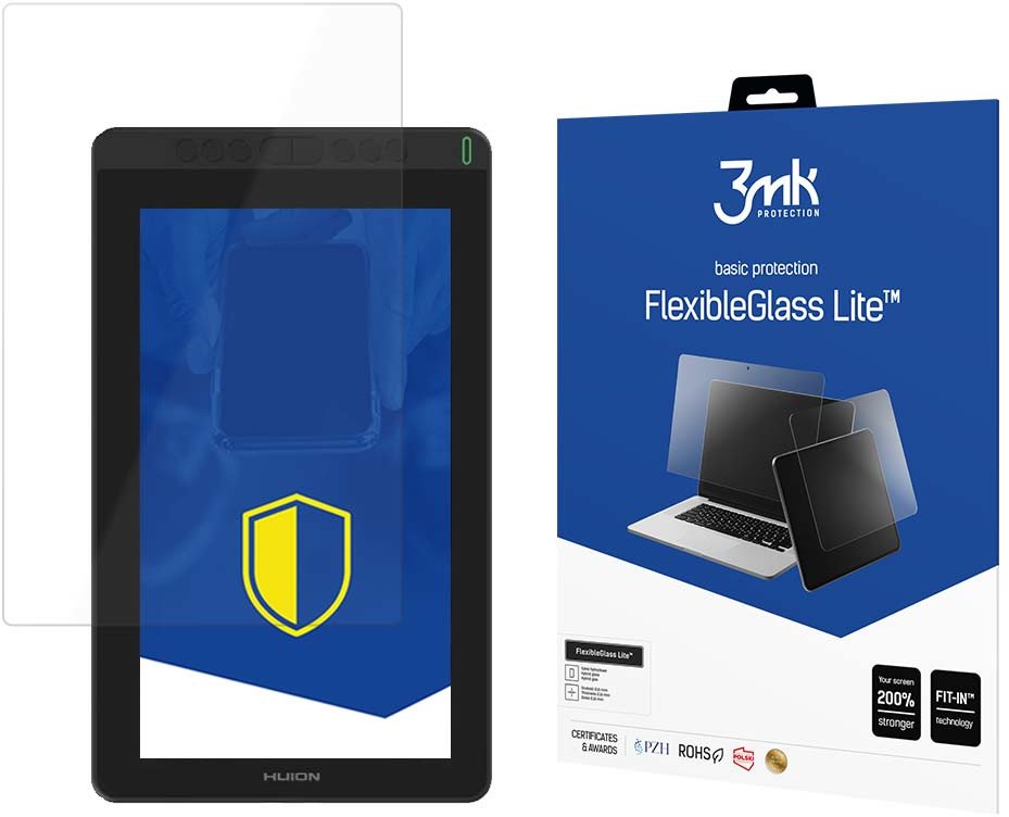 HUION Kamvas 13 - up to 15" 3mk FlexibleGlass Lite