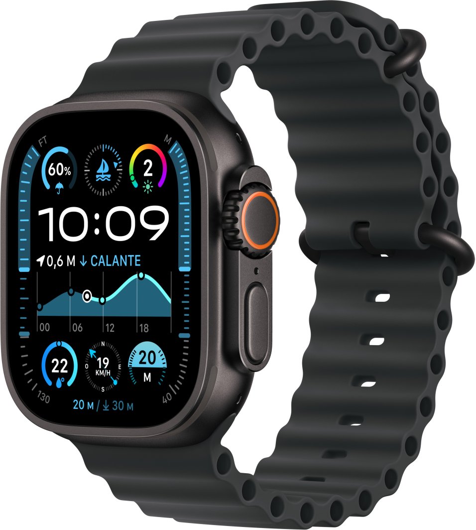 Smartwatch Apple Watch Ultra 2 GPS + Cellular 49mm Black Titanium Case Ocean Band Czarny  (MX4P3CS/A) 1