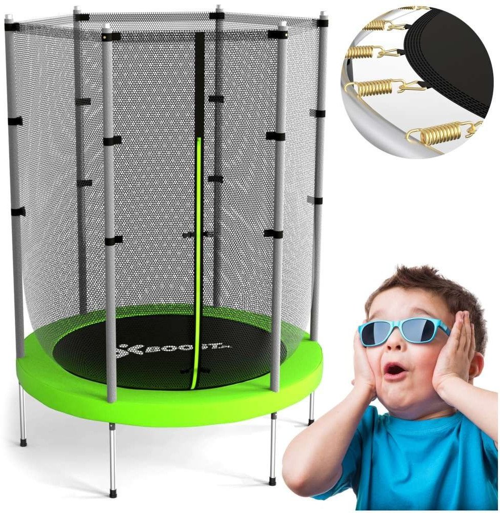 Trampolina z siatką wewnętrzną SAUT 140 cm 1