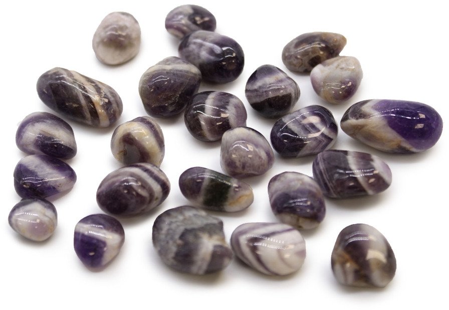 Kamień Afrykański Mały - Ametyst Chevron | 24 sztuki 1