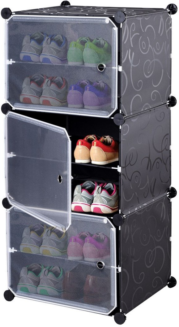 Szafka modułowa garderoba POLA czarna 1