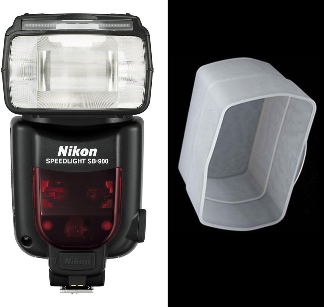 Dyfuzor do lampy błyskowej JJC Nikon SB900 SB910 Voeloon V190 1