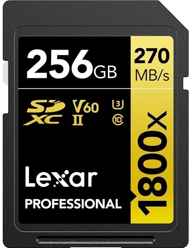 Karta Lexar Professional 1800x SDXC 256 GB Class 10 UHS-II/U3 V60 (LSD1800256G-BNNNG) 1