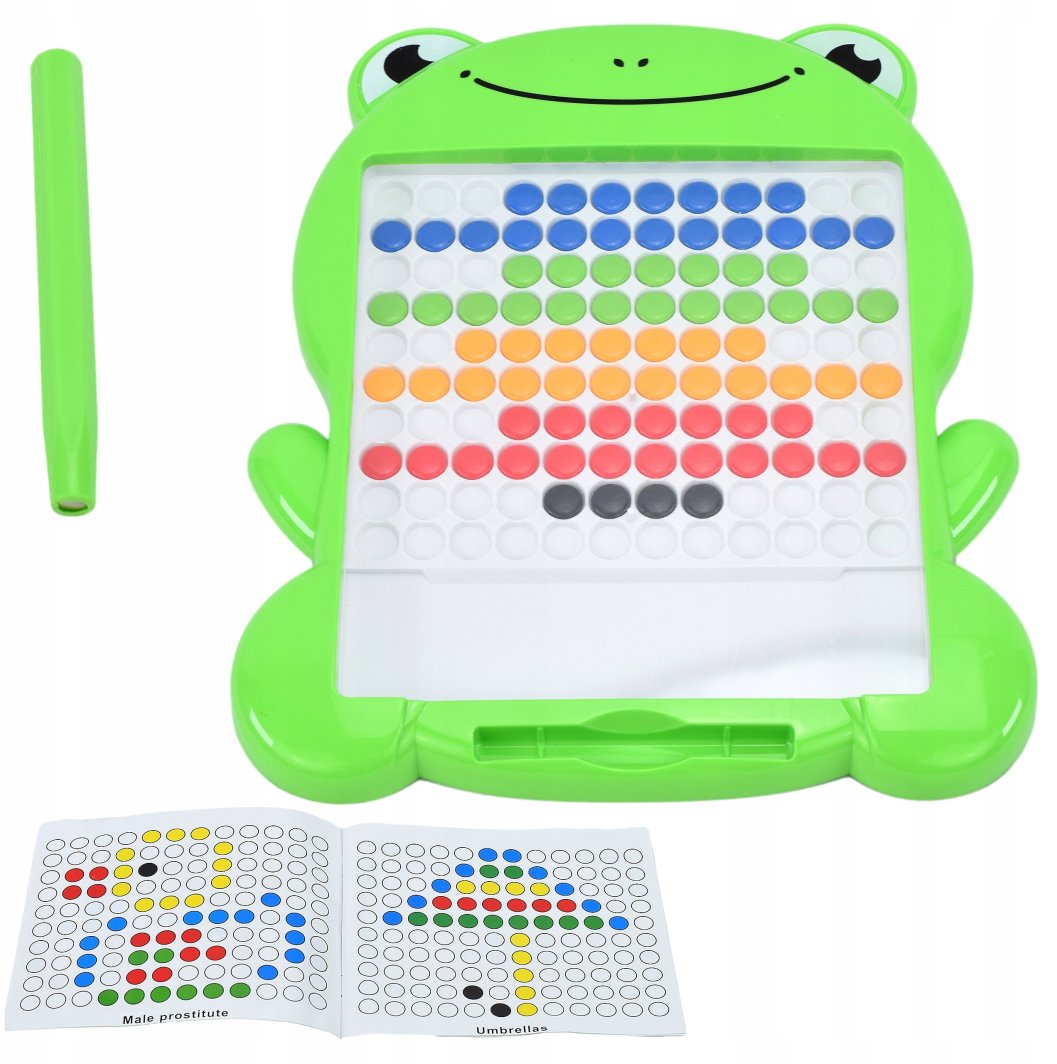 MAGNETYCZNA TABLICA KULECZKOWA MOZAIKA KLOCKI MAGPAD ZABAWKI DLA DZIECI 1