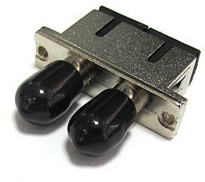 Adapter światłowodowy hybrydowy SC/UPC - ST/UPC duplex SM 1