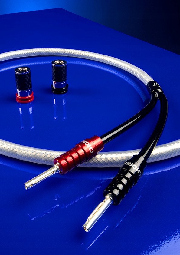 Chord SHAWLINE X - Kabel głośnikowy z wtykami ChordOhmic Długość: 2 x 2m 1