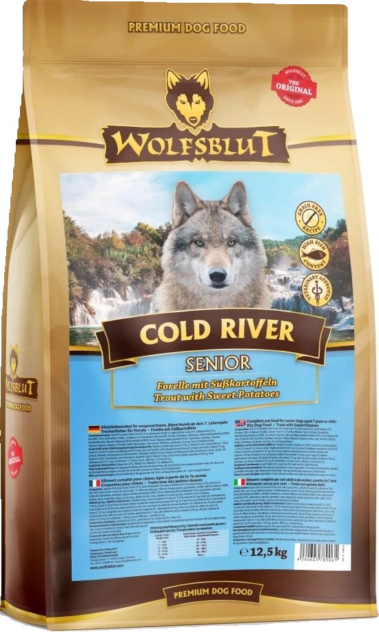 Wolfsblut Dog Cold River Senior - pstrąg i bataty 2kg 1