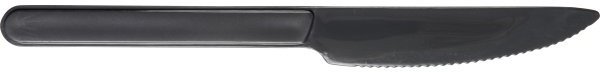 Kniv plastik flergangs 18,7cm PP koksgrå 50stk/pak Sort/grå 1x1x1mm (50EA) 1