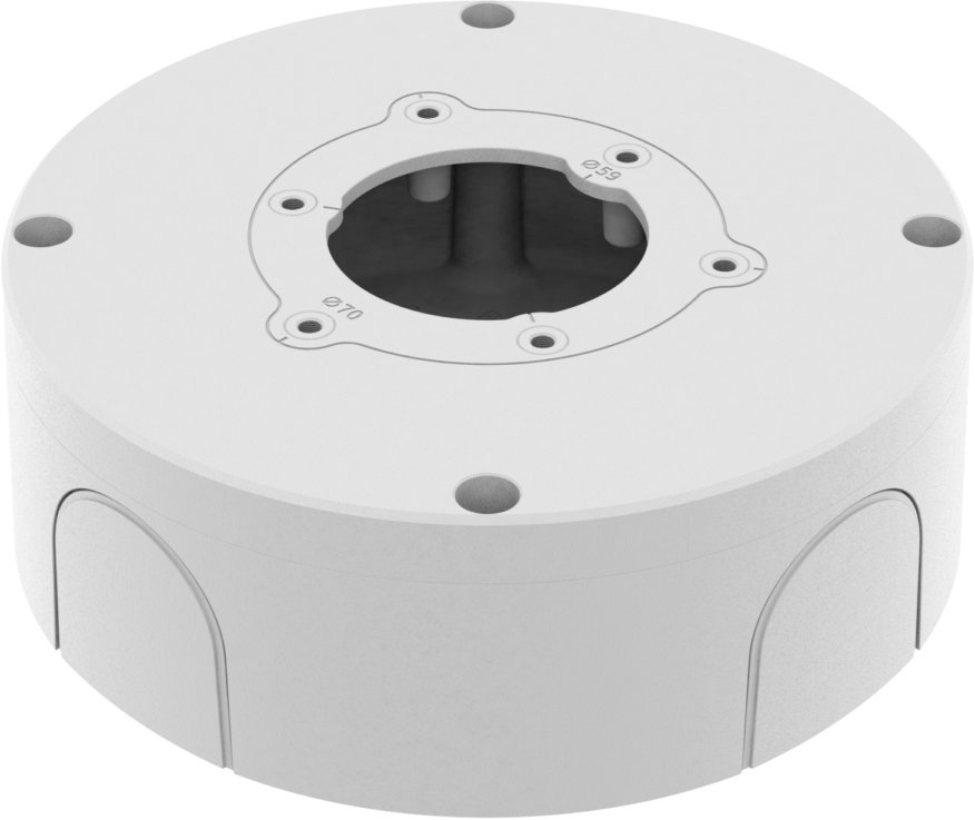 Hanwha SBO-140BW Anschlussbox Befestigung TR20 white 1
