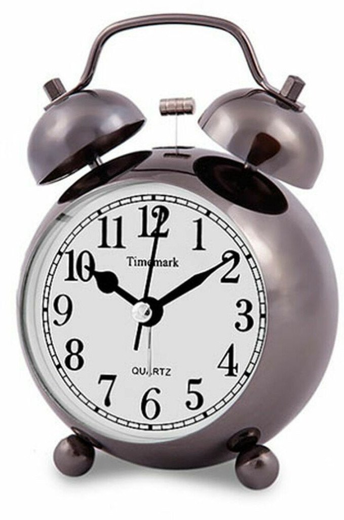 Zegarek z Budzikiem Timemark Szary (9 x 13,5 x 5,5 cm) 1