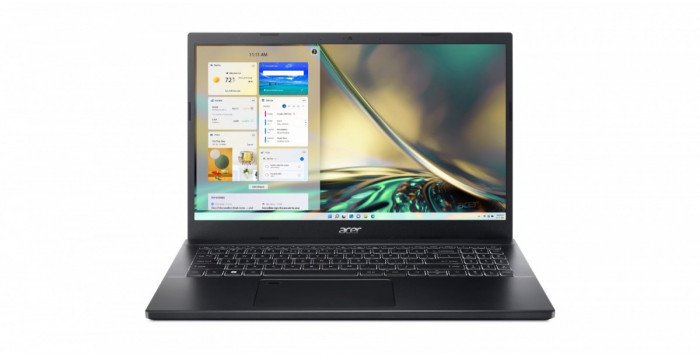 acer Notebook Gaming Aspire 7 A715-76G-5303 i5-12450H, 15.6 FHD, 16GB,  512GB SSD, GeForce RTX 30504GB,NoOS, czarny 1
