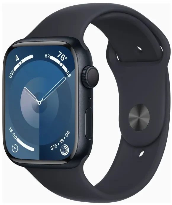 Smartwatch Apple Watch 9 45mm GPS Midnight Alu Sport S/M Granatowy  (MR993KS/A) 1