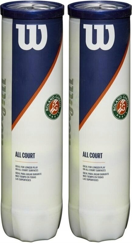 Wilson Roland Garros All Court tennis ball, double pack 1