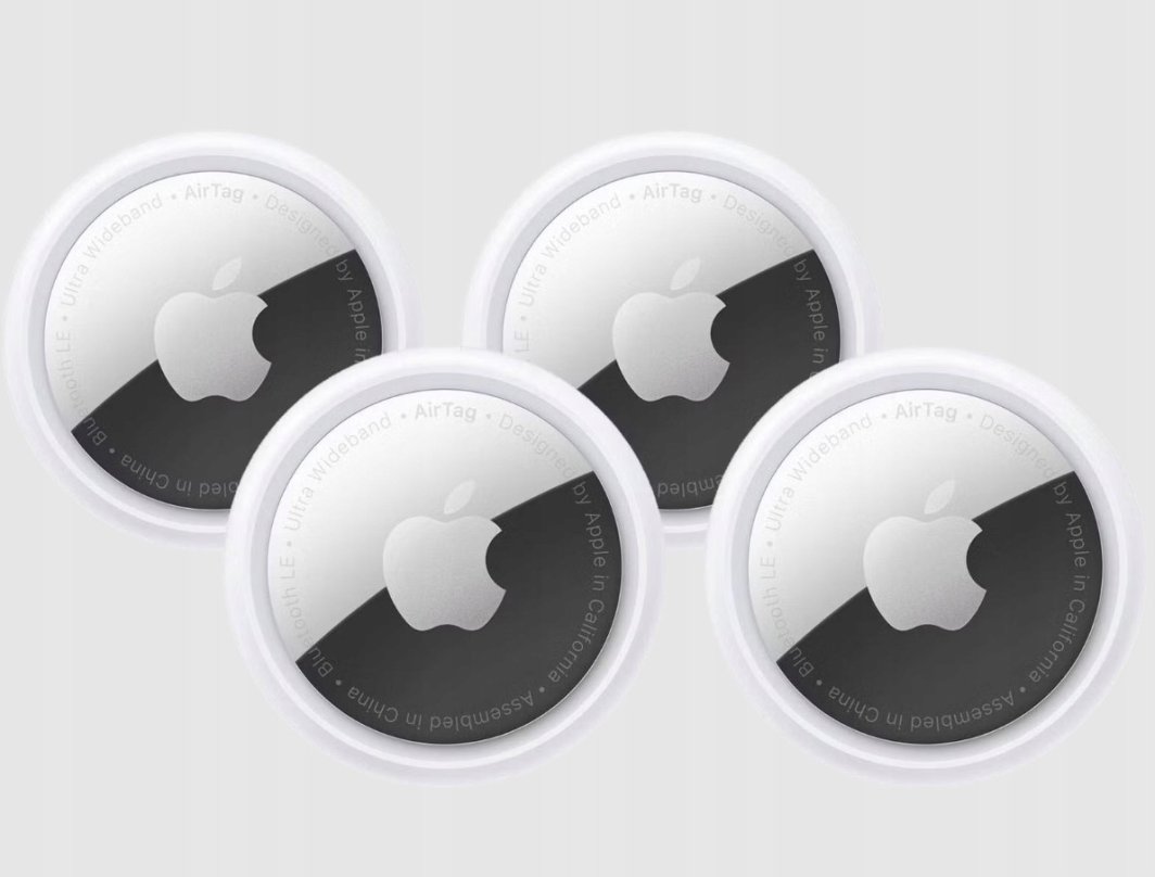 Apple Airtag 4 Pack - White 1