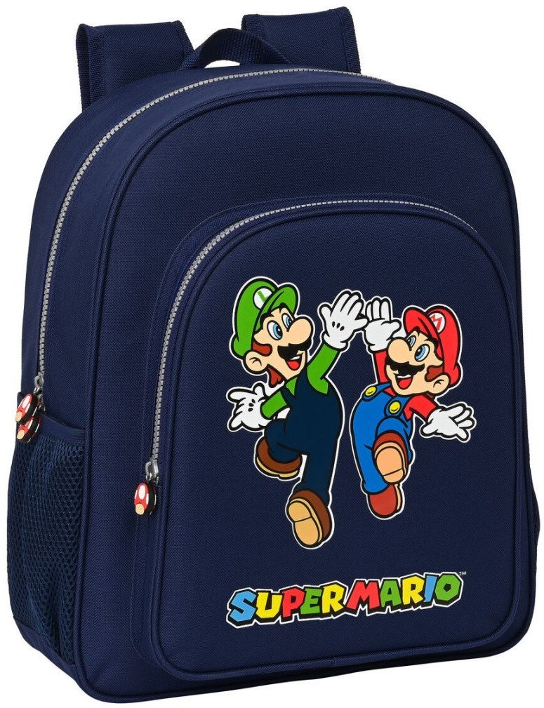 Plecak szkolny Super Mario Granatowy 32 X 38 X 12 cm 1