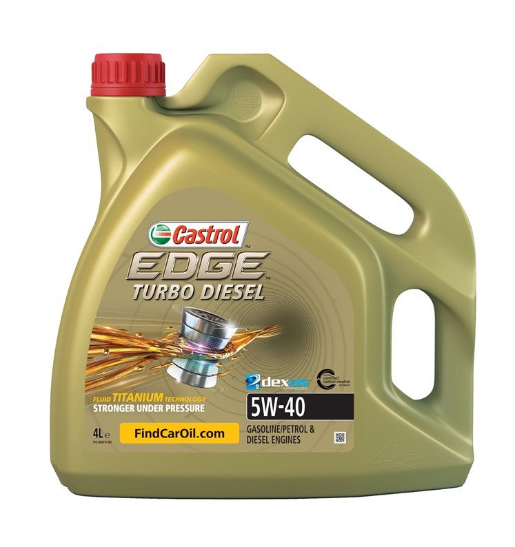 ENGINE OIL CASTROL EDGE TIT TD 5W40 4L 1