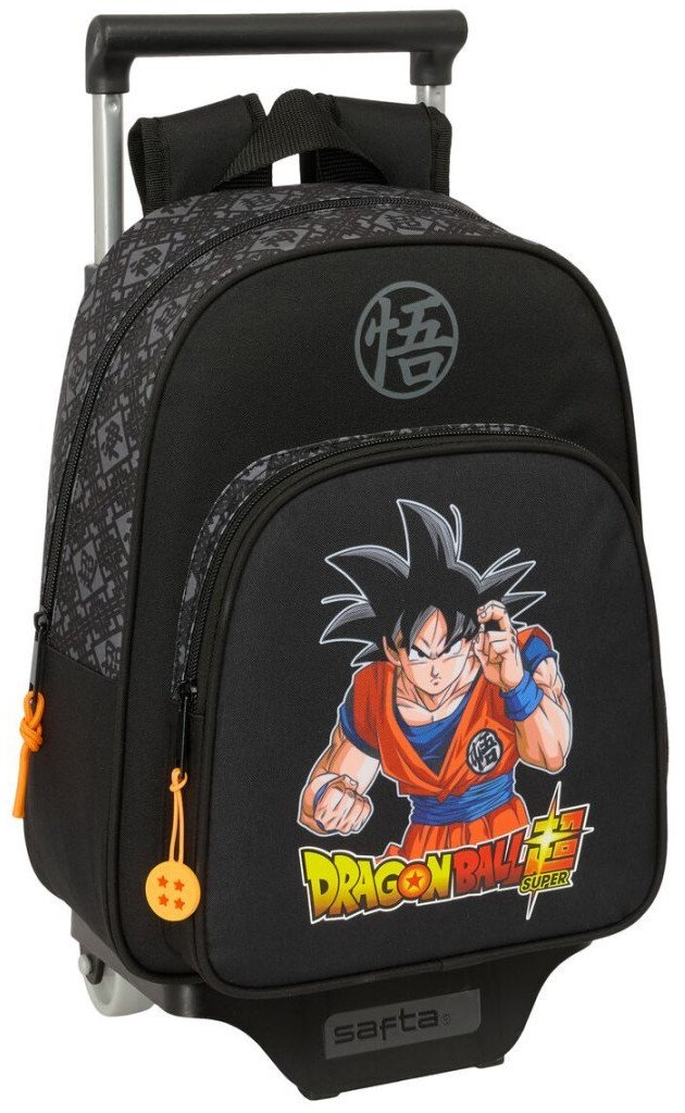 Torba szkolna z kółkami Dragon Ball Combat Czarny 27 x 33 x 10 cm 1