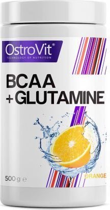 OstroVit BCAA + Glutamine Pomarańcz 500g 1