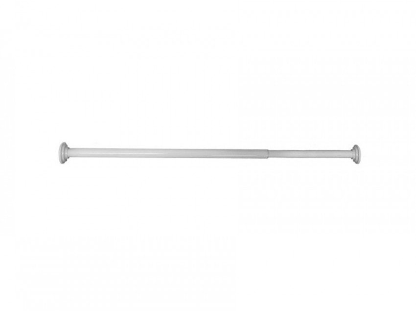 SHOWER RAIL 80/135 D.25 WHITE 1