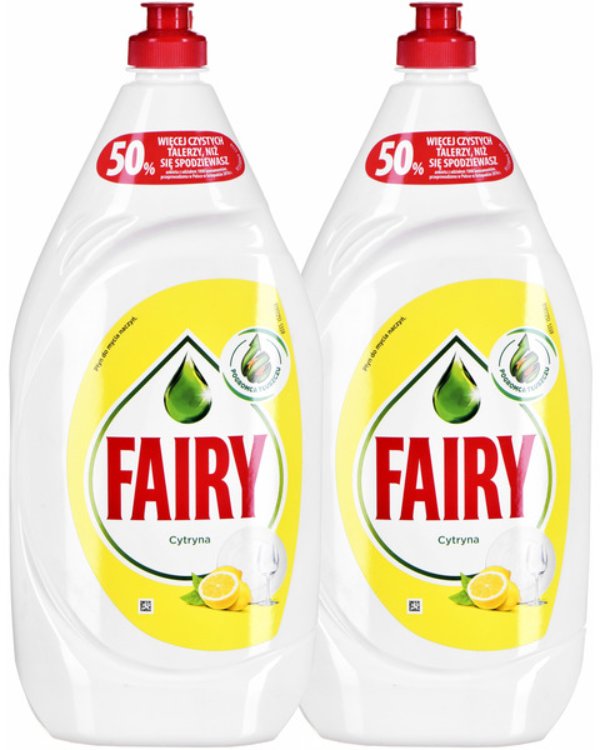 Fairy Płyn do mycia naczyń Lemon 1,35L 2 szt. 1