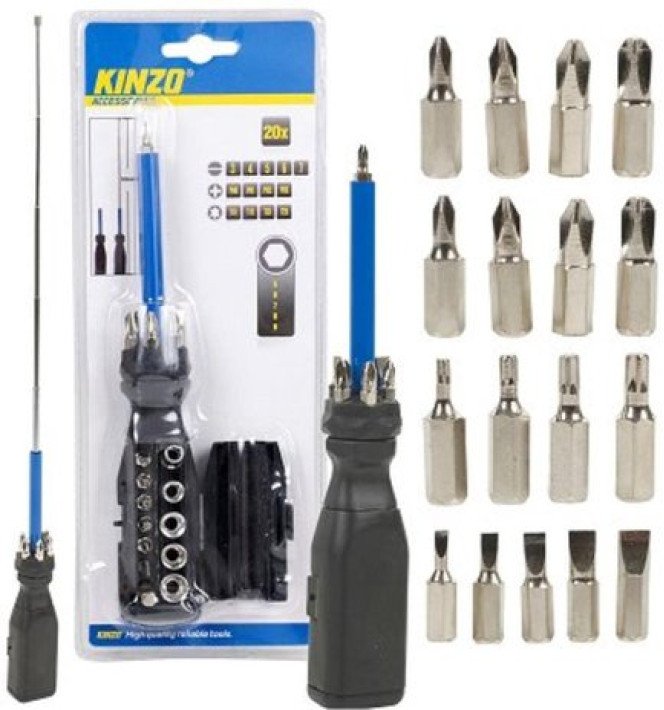 Kinzou ③ Kinzo 56667 3-gniazdowy blok + przełącznik wielokolorowy