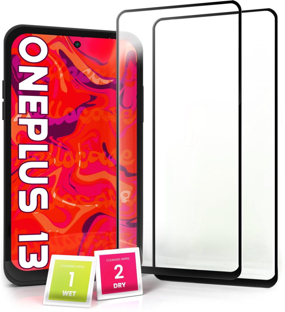 2-PAK Szkło Hartowane do OnePlus 13 (Pełne 5D, Curved, Zakrzywione, Szybka) 1