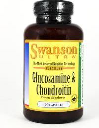 Swanson Glukozamina z Chondroityną 90 kaps. 1
