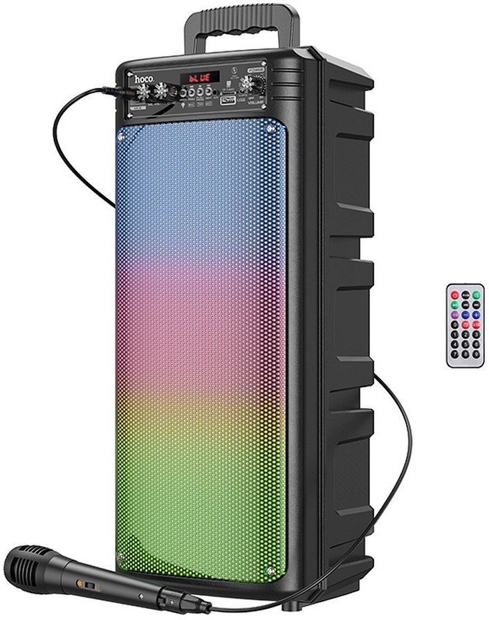 Zestaw do karaoke bluetooth 2 x 10W 3h Hoco BS52 czarny 1