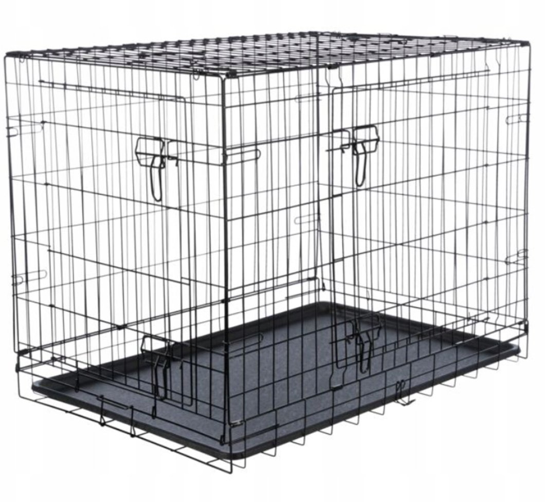 Trixie Home kennel, M: 78 × 62 × 55 cm, black 1