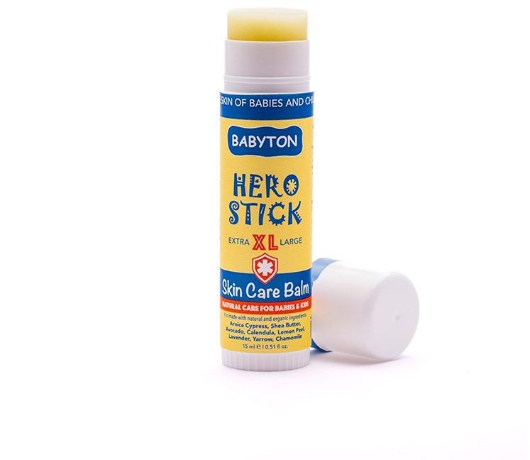 Babyton, Balsam do pielęgnacji skóry w sztyfcie XL, bezpieczny od narodzin, Hero Stick, 15 ml 1