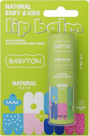 Babyton, Balsam do ust Naturel, bezpieczny od narodzin, 5 g 1