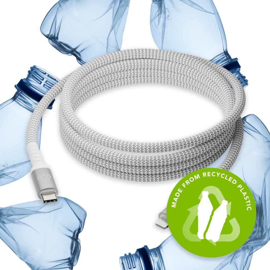 dbramante1928 re-charge - BRD Cable - 2.5m USB-C to Lightning - W, 2.5 m, Lightning, USB C, Male, Male, White 1