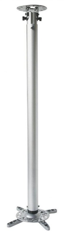 Uchwyt do projektorów Techly Ramię 110-190 cm, sufitowe, srebrne (301597) 1