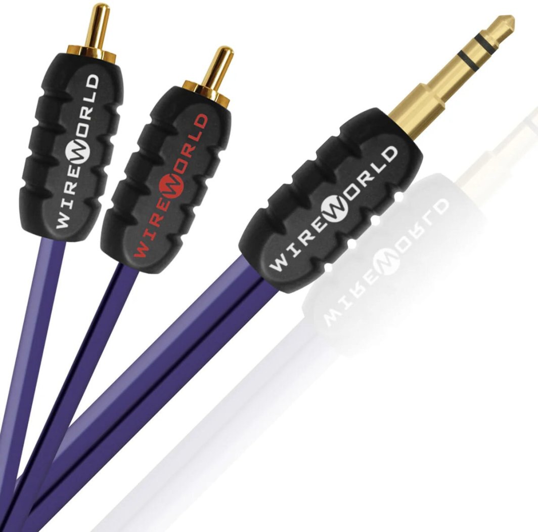Kabel minijack WireWorld PULSE Rodzaj kabla: M-jack - 2xRCA (PUN), Długość: 1,5 m 1