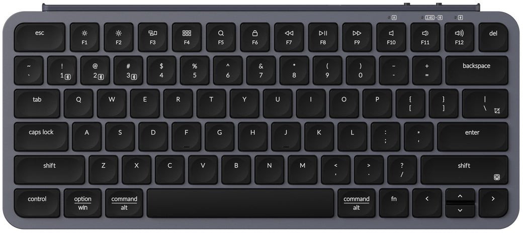 Keychron B1 Pro Ultra-Slim Wireless Keyboard Tri-Mode/Space Grey 1