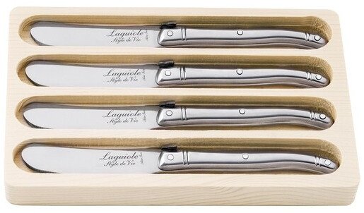 LAGUIOLE Butter knives Laguiole Stainless Steel SET 4 SdV 1