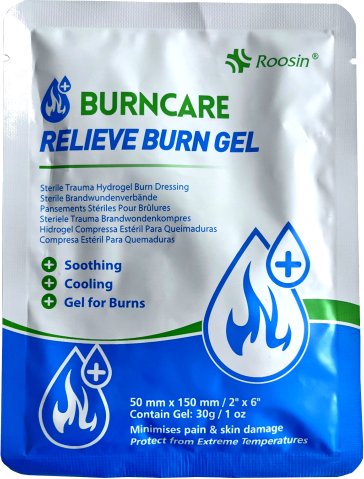 Opatrunek hydrożelowy na oparzenia 5x15cm BurnCare 1
