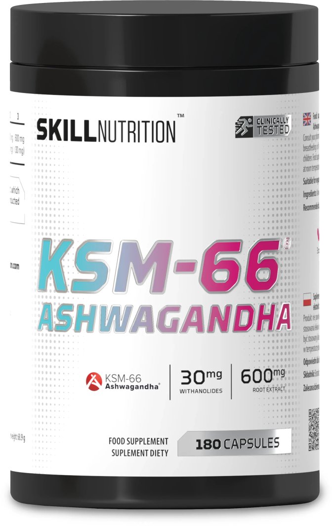 Skill Nutrition - KSM-66 Ashwagandha, 180 vkaps 1