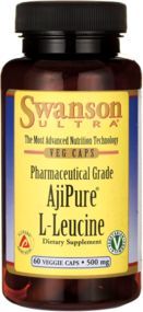 Swanson Swanson AjiPure L-Leucyna 60 kapsułek 1