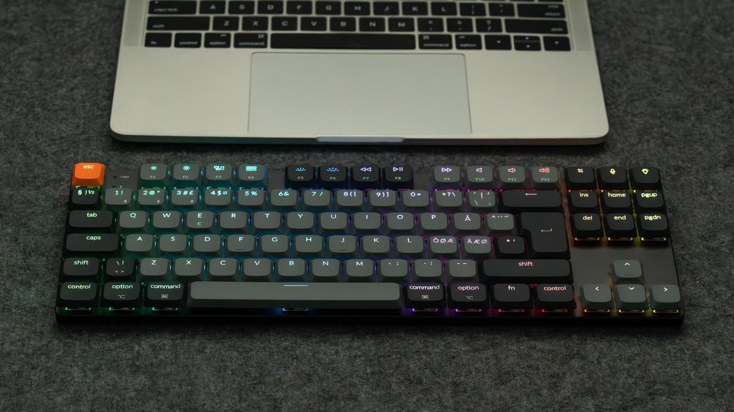 Keychron K1v6 RGB Aluminium Hot Swap QMK Keychron Low Profile 2.0 Red 1