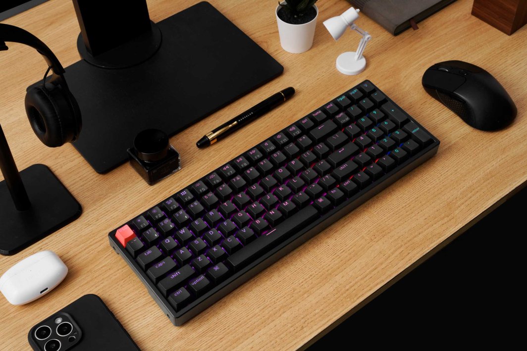 Keychron K4v3 RGB Aluminium Hot Swap QMK Keychron Super Red 1