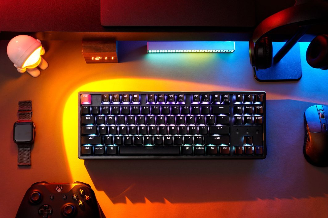 Keychron K8v2 RGB Aluminium Hot Swap QMK Keychron Super Red 1