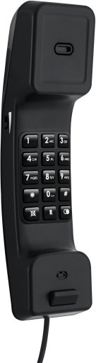 Doro 901c, Analog telephone, Wired handset, Black 1