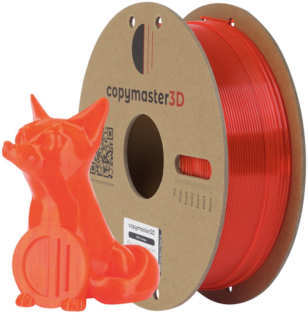Copymaster3D PET-G filament for 3D printer, 1.75 mm, orange 1
