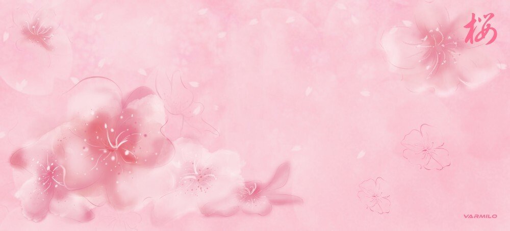 Podkładka Varmilo Sakura Desk Mat XL [XL] 900mm*400mm*3mm