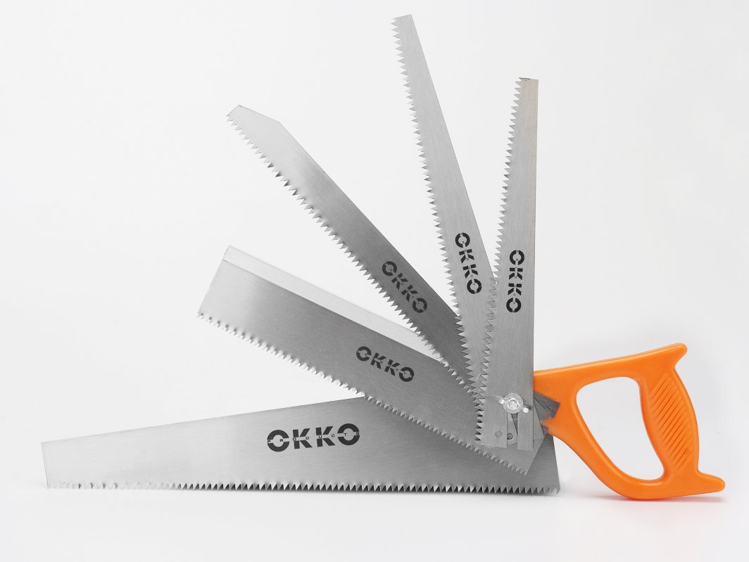WOOD HAND SAW WITH 5PCS BLADES