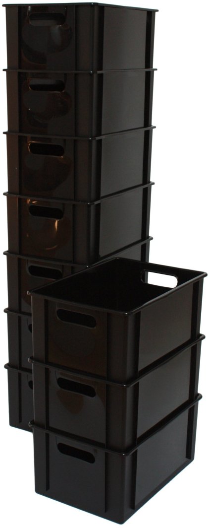 Klodskasse, Basic Box, sort, 12,5 L 1