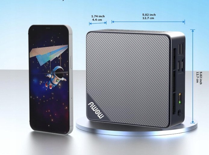 AWOW AWOW Mini PC W-11 Pro Gen12 N100 Quad Core 3,40 GHz 16 GB