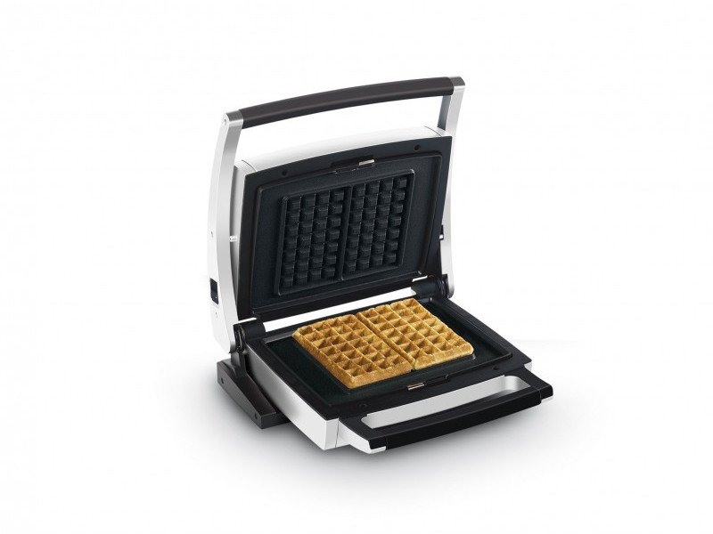 Fritel CW 2437, 2 waffle(s), Rectangular, Metallic, Silver, 1600 W, 360 mm, 340 mm 1