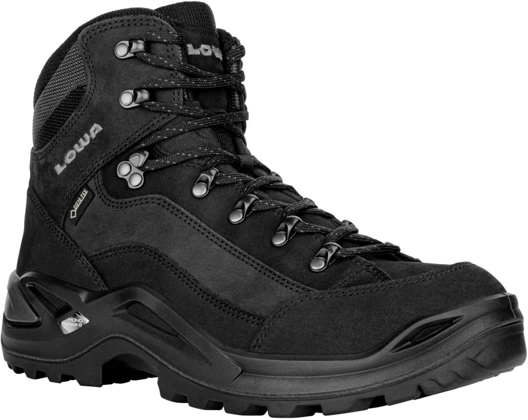 Buty renegade gtx mid-tiefschwarz-uk 8,5 (42,5) LOWA 1